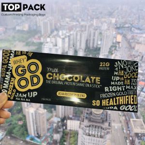 Custom printed plastic ice cream packaging popsicle food bag pouch