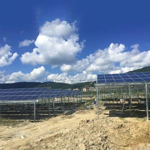 Rust Protection Anodized Solar System Greenhouse Metal Frame Photovoltaic System