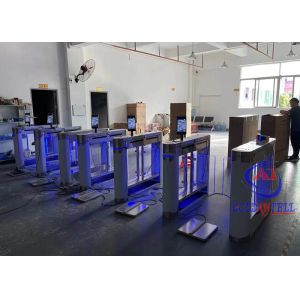 China Low Noise TCP IP Flap Gate Turnstile Multifunctional Access Control on sale