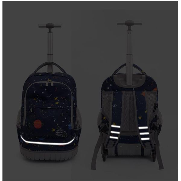 25-35Litres Amazing School Childrens Rolling Suitcase With Climbing Wheels