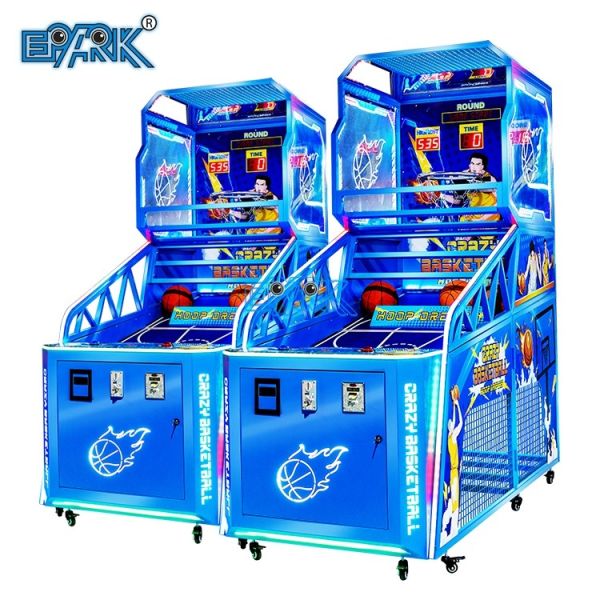 Adult Indoor Electronic Arcade Basketball Games Machines Coin Operated