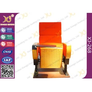 Herman Style 600mm Width Auditorium Seating Chairs With Functional Writing