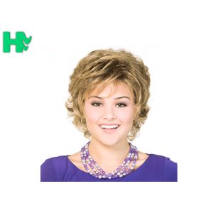 OEM High Resistant Fiber Synthetic Curly Hair Wig