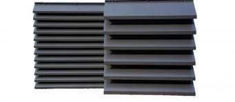 Industrial Square Powder Coated Aluminum Profile For Blinds And Louvres