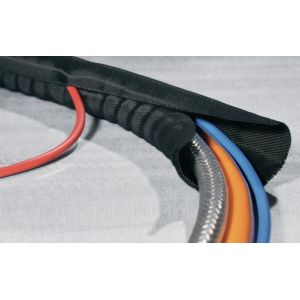 Fireproof Polyester Heat Resistant Cable Wrap Loom Braided Sleeve