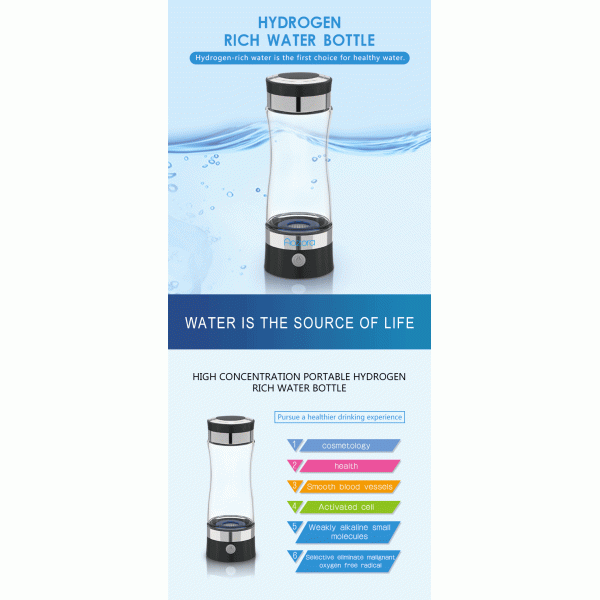 Portable Hydrogen Rich Water Generator Cup USB DC5V For Drinking Healthy Water