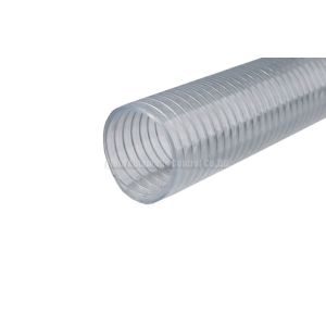 Eco friendly Transparent 1 - 4 TPU Hose With Stainless Steel Wire Reinforced