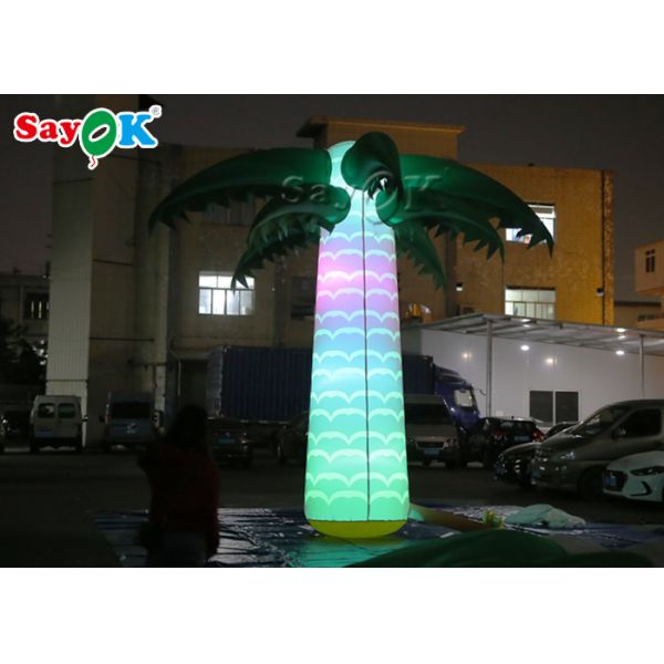 Waterproof Inflatable Lighting Decoration Christmas Coconut Palm Tree Light