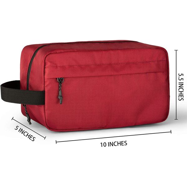 Buy Well-designed & multicolors Toiletry Bag Hanging Dopp Kit for Men Water Resistant Shaving Bag for Travel at wholesale prices