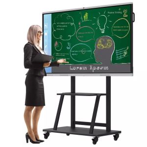 75 Inch Digital 4K LCD Panel Smart Interactive Whiteboard
