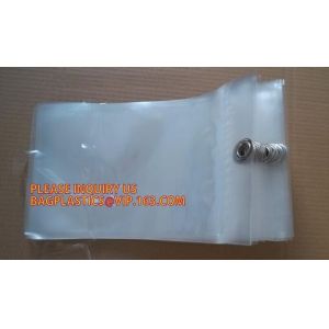 China Self Seal Zip Lock Transparent Compound PP Sock bag， pp plastic zip lock bag with metal hang hole, hanger hook, frosted on sale