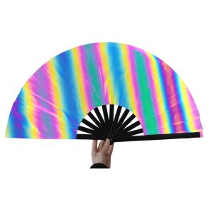 Cheap Promotional Traditional Hand Paper Folding Fan Bamboo Fan Customized