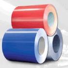 Buy 750mm - 1250mm Z60 to Z27 Zinc coating Red / Blue Prepainted Color Steel Coils at wholesale prices