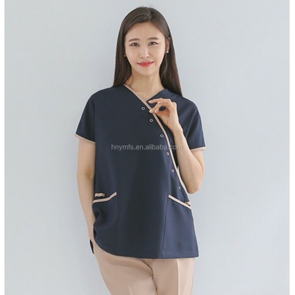 Buy Custom Made Hotel House Keeping Chef Uniform Tops Low MOQ Quick Production at wholesale prices