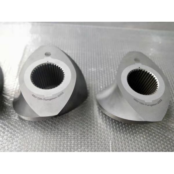 Buy Tungsten Petrochemical 350 Extruder Screw Elements With High Abrasion at wholesale prices