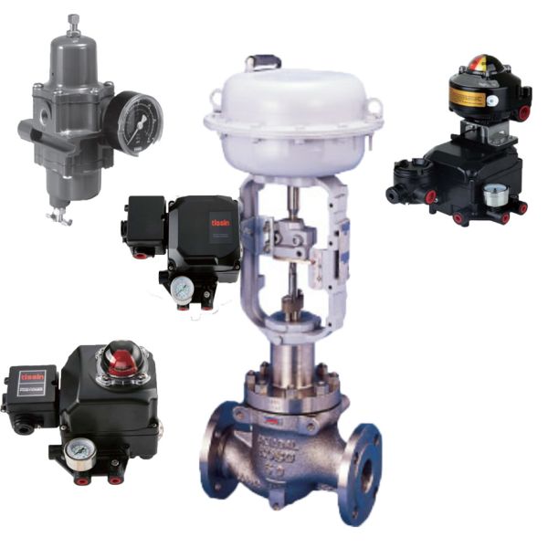Buy Electric  Control Valve With Tissin Smart Valve Positioner TS600 Series Pneumatic Positioners And Asco Solenoid Valve at wholesale prices