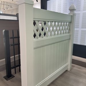 Low Maintenance Privacy Vinyl Pvc Fencing Panels UV Protection