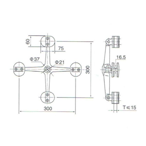 Stainless Steel Spider RSJ3030T series
