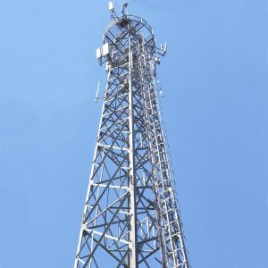 Quality Q235 Galvanized Lattice Steel Towers Free Standing Distribution for sale
