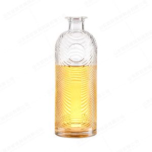 Super Flint Round Liquor Bottle for Vodka Whisky Champagne Spirit Glass Bottle