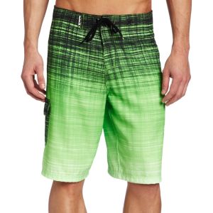 Green 100 Polyester Shorts With Pocket , Adjustable Waist S , M