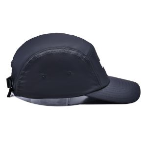 Contrast Stitching Camper Cap With Low Middle Profile Crown Height