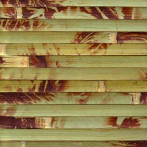 Customized Bamboo Wallpaper Bamboo Paneling 17mm Width Woven Back