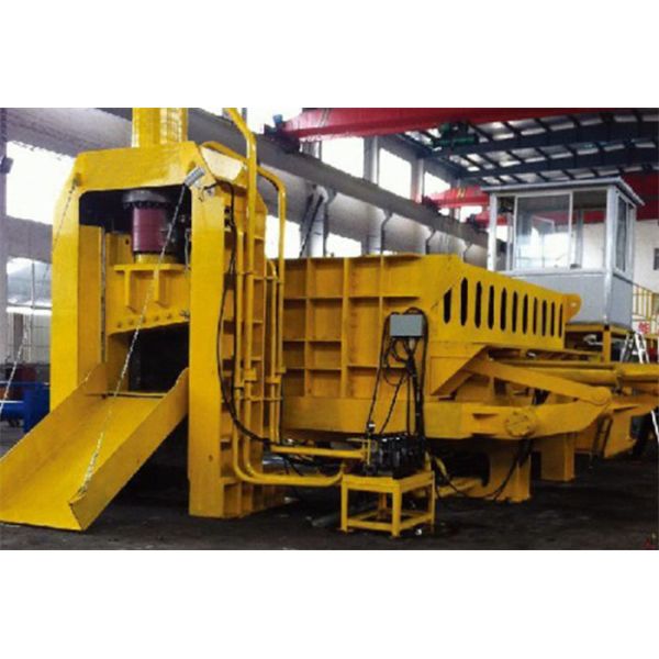 37KW * 2 Gantry Shear / Scrap Car Baler For Cutting Section Bars 8 - 13 Tons /