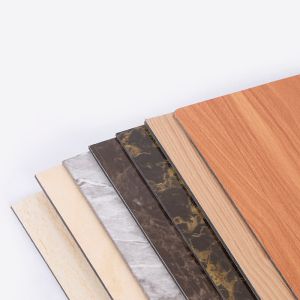 Sea Blue PE Aluminum Composite Panel 4x8 Sheets 4MM Acp Paneling Construction