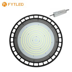 Round 200W 5000K High Bay Pendant Lighting With Battery Backup
