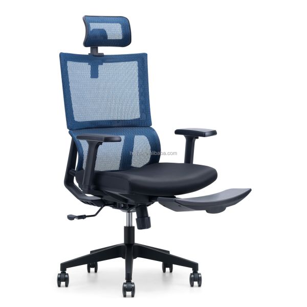 Office Boss Lift Chair Height Adjustable Mesh Office Executive Chair with 3D Armrest