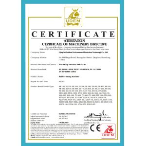 Qingdao Beishun Environmental Protection Technology Co.,Ltd Certifications