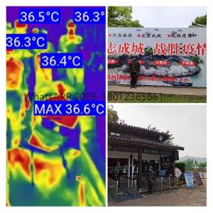 Police Wearable Warrior Temperature Measurement Helmet