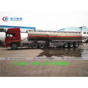 LHD RHD Tri Axle 47cbm Aluminum Alloy Diesel Tank Truck