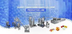 China Fruit Jelly Gummy Hard Candy Lollipop Production Line, Jelly Gummy Hard Candy Lollipop Processing Line on sale