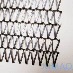 Chrome Finished Decorative Wire Grille Steel Mesh Fabric