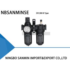 Two Units Air Filter Regulator Lubricator FRL Units Air Compressor Filter