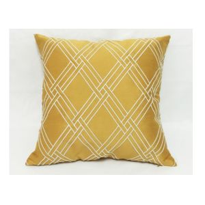 Modern Style Decorative Sofa Pillows , Embroidered Geometric Throw Pillows