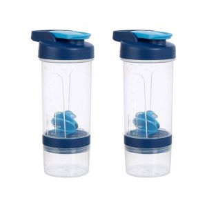 20Ounce Custom Sports Gym Fitness Plastic Shaker Bottles