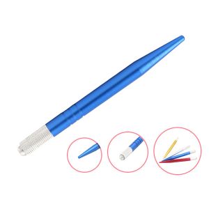 Semi Permanent Makeup Tools Manual Eyebrow Embroidery Pen with four colors for