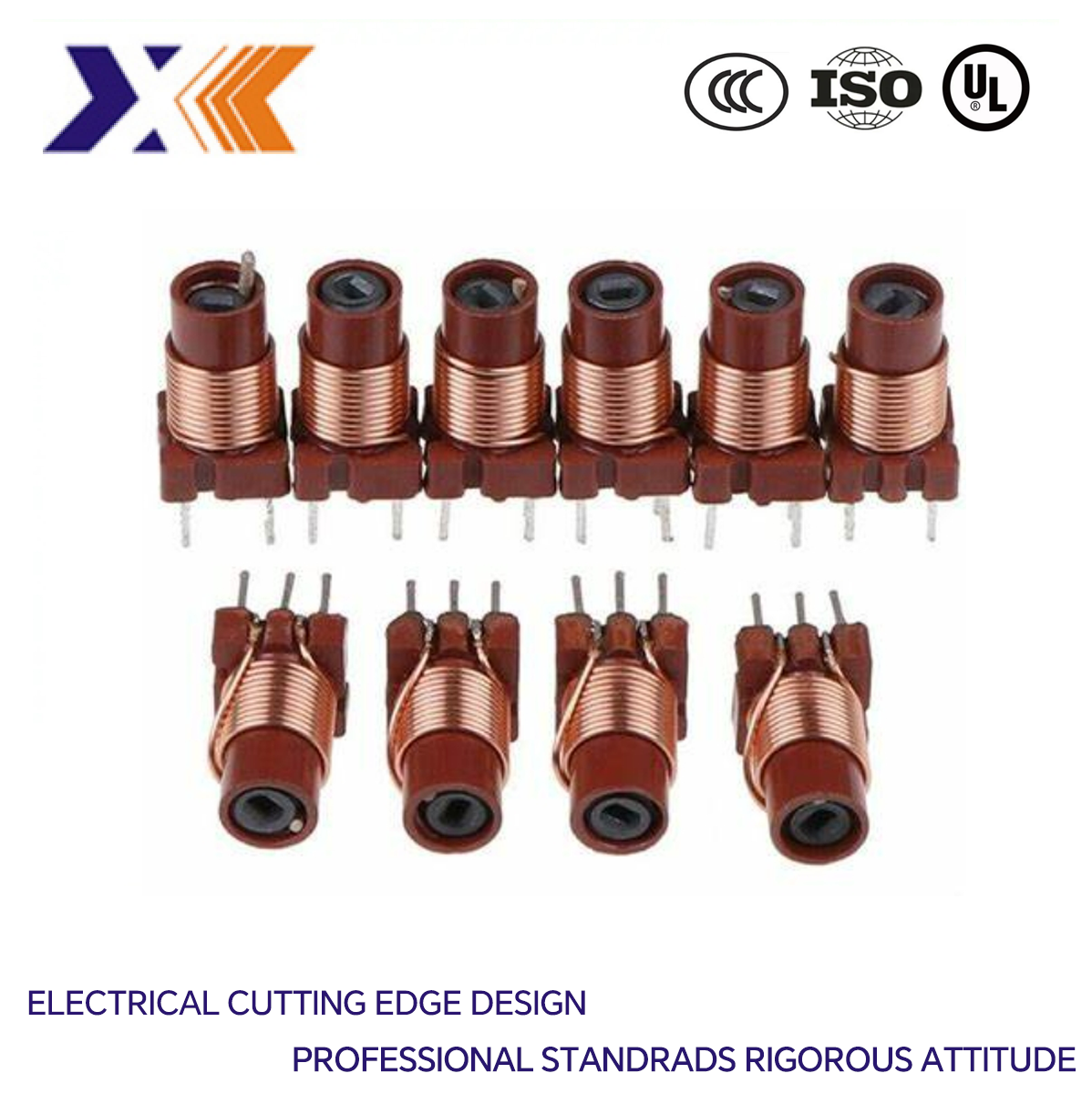 Temperature Radial Choke Coil Inductor without Shrinkable Tube for Custom Inductance