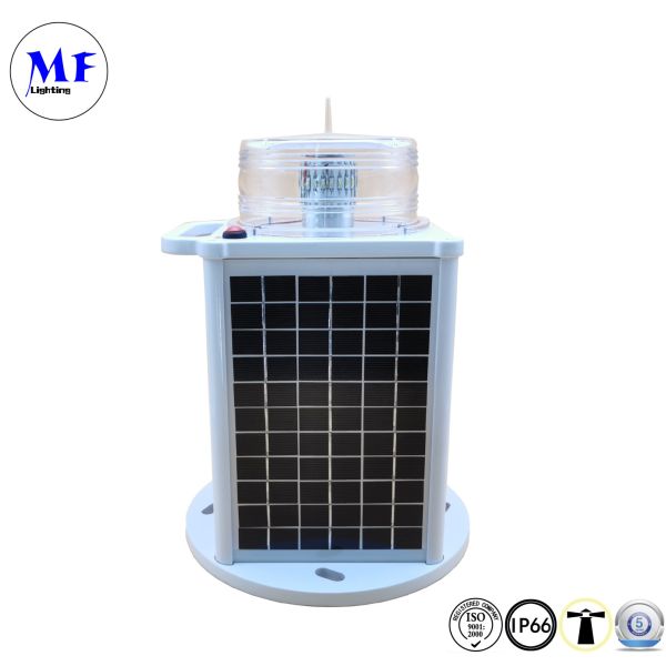 Buy Solar Power LED Warning Waterproof Aircraft Warning Light Aviation Obstruction Light Flashing Navigation at wholesale prices
