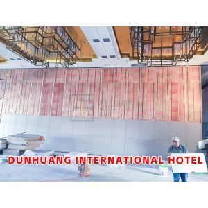 Dunhuang International Hotel：Melamine Board Acoustic Partition Wall with 304