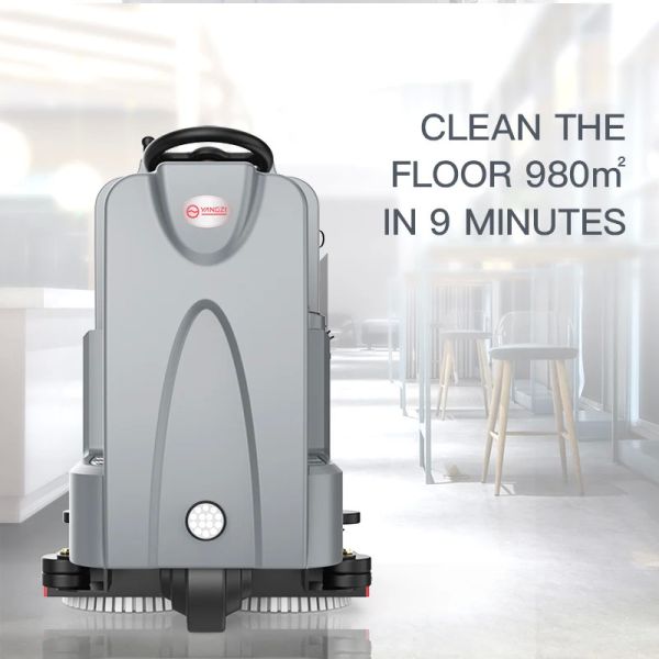 Electric Concrete Floor Cleaner Machine Heavy Duty Battery Powered OEM
