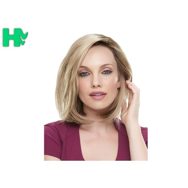 Buy New Style Normal Lace Short Synthetic Wigs Heat Resistant Machine Made at wholesale prices