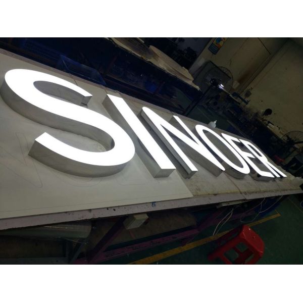 Buy Diy Metal Embossing Letters ,  Acrylic Front Lit Channel Letters at wholesale prices
