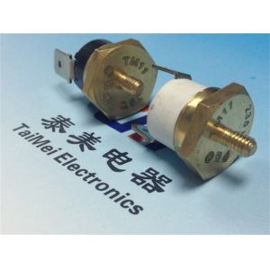 100000 Cycles Bimetal Round Shape Snap Action Auto Reset Micro Thermostat