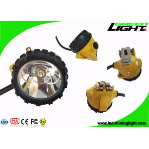 Anti Explosive Mining Cap Lights 15000 Lux IP68 With 6.8Ah Panasonic Battery
