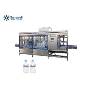 Sunswell Bottling Automatic 5L Plastic Bottle Water Filling Machine Factories In