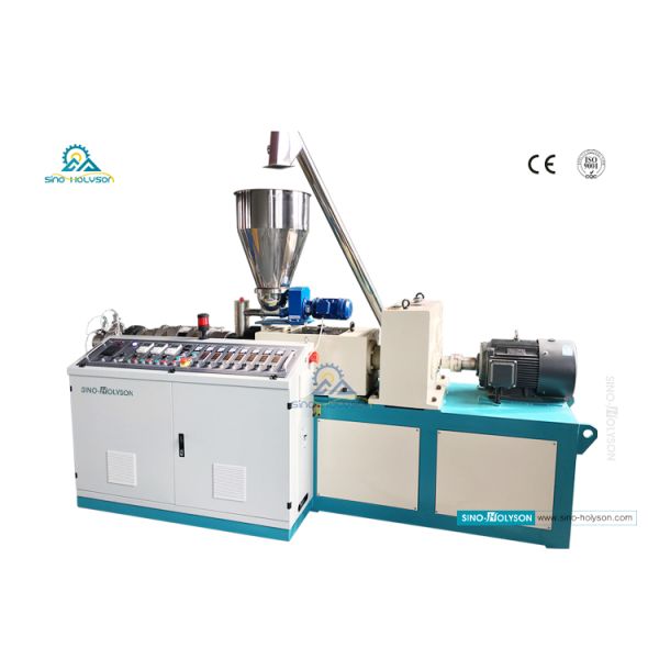 15kW Single Screw Extruder PVC HDPE PP Corrugated Pipe Making Machine